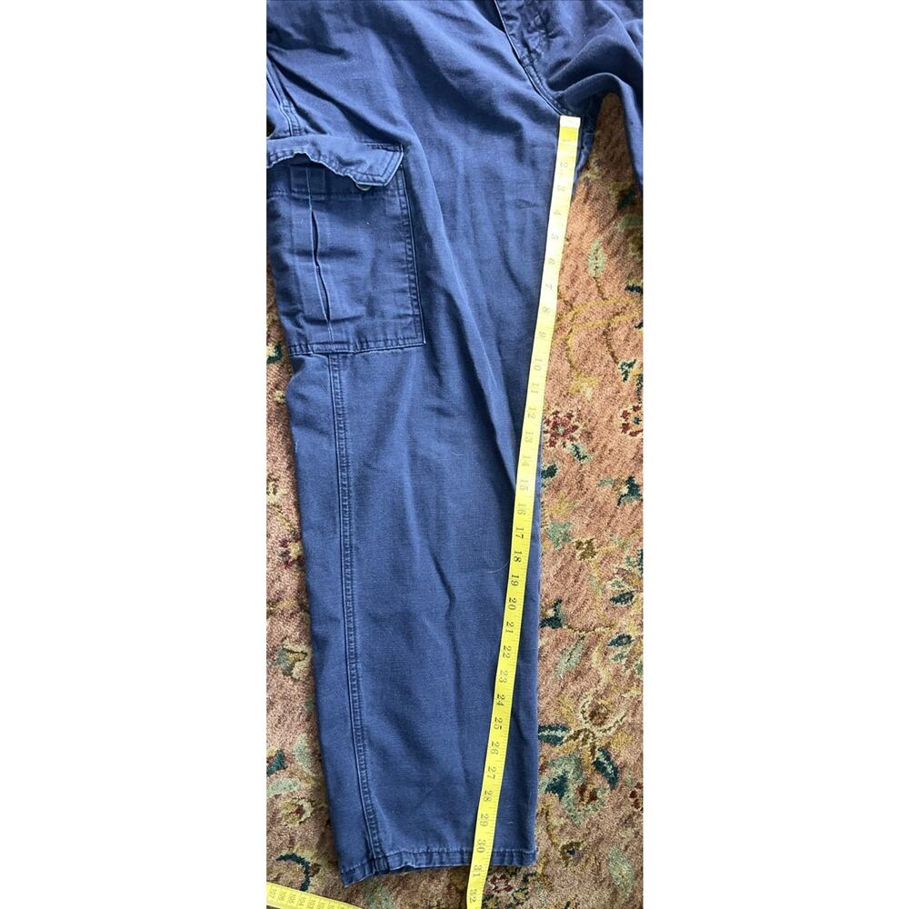 Tyndale FR Flame Resistant Cargo Pants 36x32 Navy Arc Rated CAT 2 NFPA 2112 USA - Picture 10 of 11